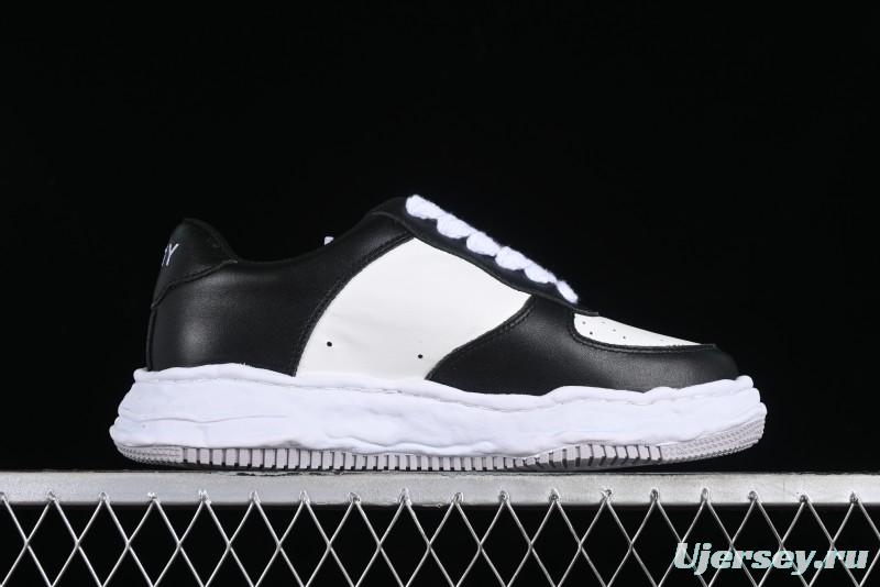 MMY Wayne Original Sole Leather Low Sneaker with Deconstructed Ice Cream Sole - W.E5