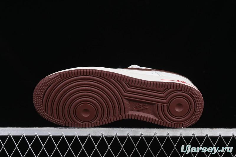 Nike Air Force 1 '07 Low Casual Sneakers with Full-Length Air Cushion - HQ7027-100