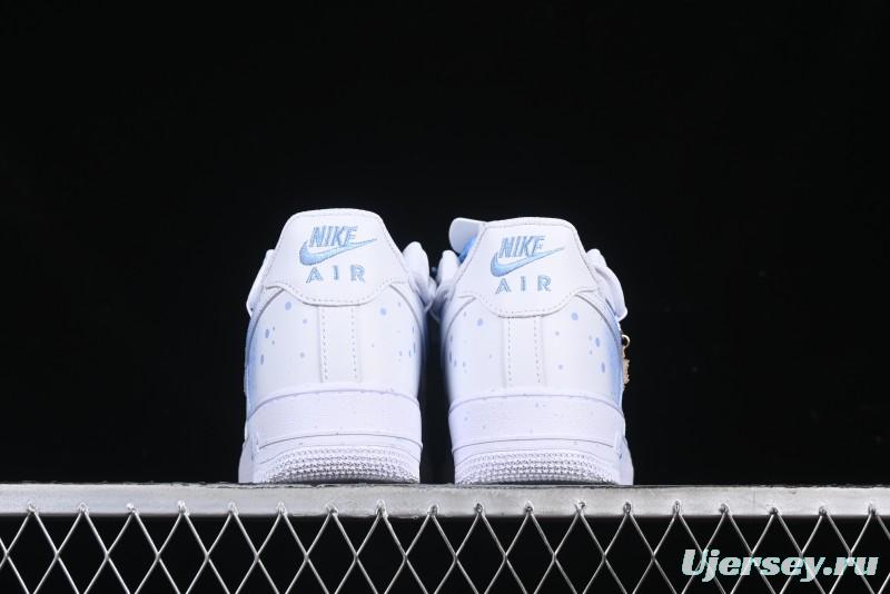 Nike Air Force 1 '07 Low Snow Tie-Dye Casual Sneakers with Lace-Up Closure - ZH0316-057