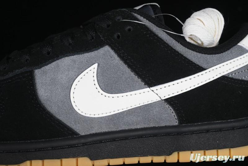 Nike Dunk Low Casual Sneakers in Black-Grey Colorway - HQ1931-001