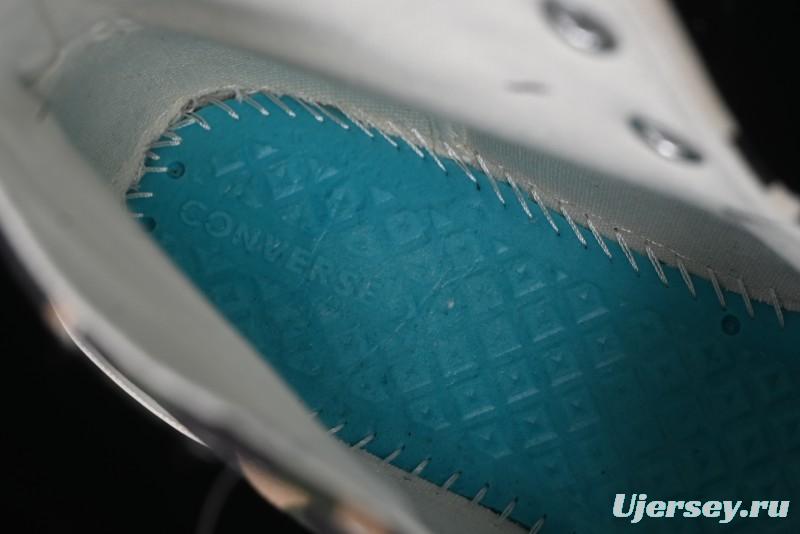 Converse x Brain Dead High Top Casual Sneakers with Mismatched Camouflage Design - A12219C