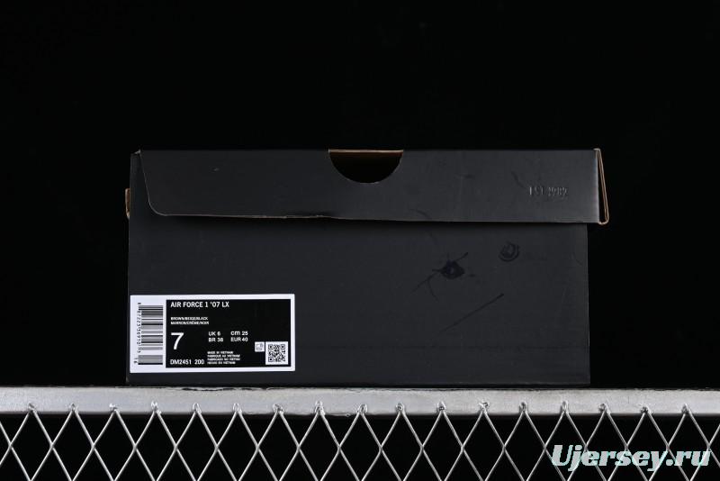 Nike Air Force 1 Low Luxe Casual Sneakers with Thick Sole and Waterproof Design - DM2451-200