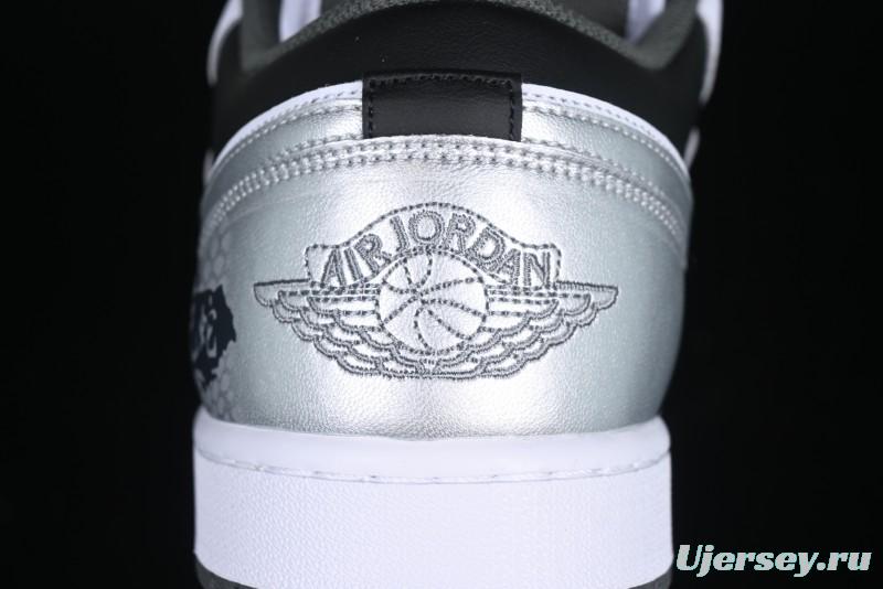 Nike Air Jordan 1 Low AJ1 Snake Year Custom Low-Top Culture Basketball Shoes - 553558-152