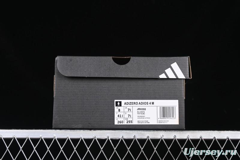 Adidas Adizero Adios 4 M Running Shoes Lightweight Breathable Low-Top - JR6355