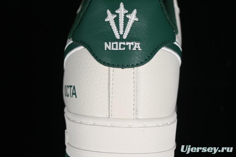 Nike Nocta x Nike Air Force 1 '07 Low Casual Sneakers with Reflective 3M Details and Full-Length Air Cushion - NO0224-025