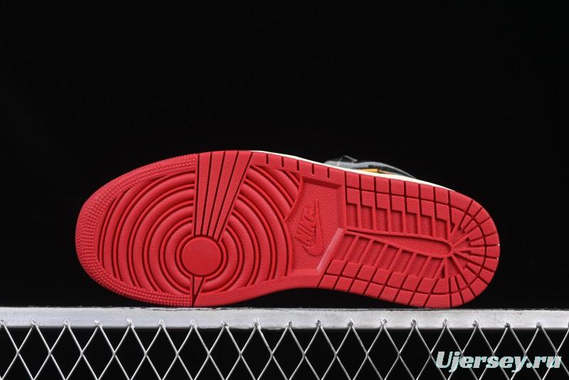 Nike Union x Air Jordan 1 Retro High Basketball Shoes Shadow Chicago - HV8563-600