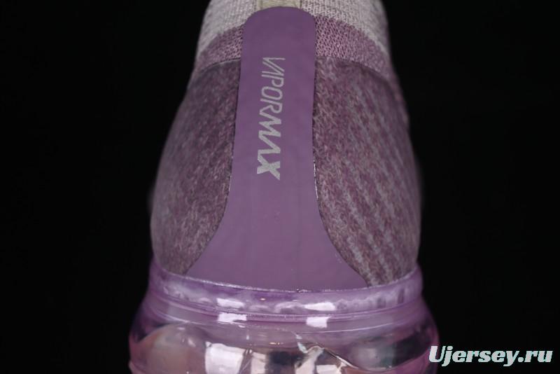 Nike Vapormax Flyknit Breathable Casual Running Shoes with Full-Length Air Cushion - 849557-500