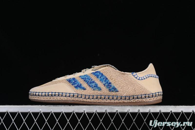 Adidas Clot x Originals Gazelle Indoor Retro Casual Slip-Resistant Wear-Resistant Low-Top Sneakers - IH3641