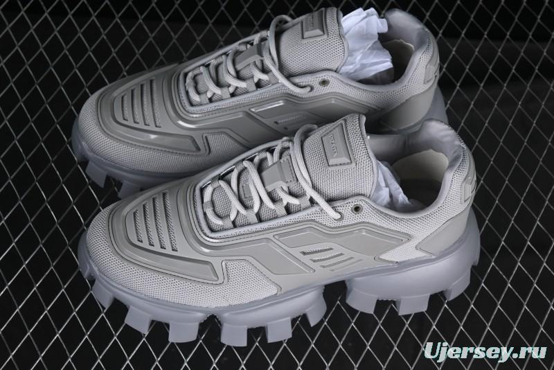 Prada Cloudbust Air Thunder Lifestyle Low-Top Sneakers with Anti-Slip and Wear-Resistant Design - 2EG293