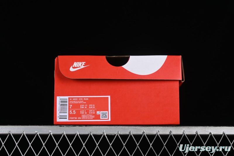 Nike V2K Runtekk 3XL Cushioned Anti-Slip Retro Low-Top Running Shoes - FD0736-104