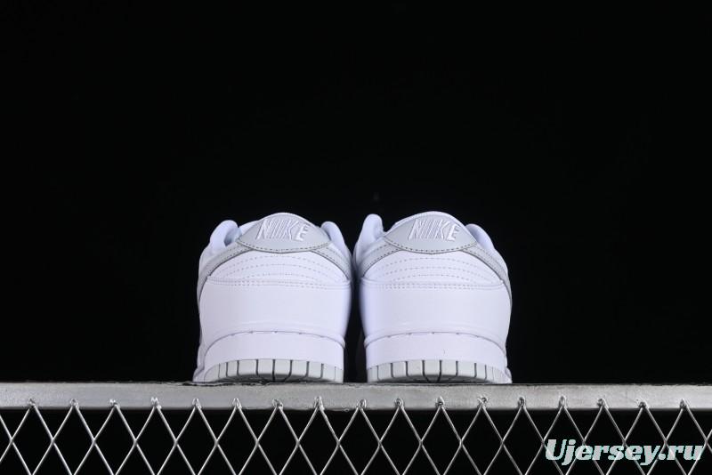 Nike SB Dunk Low All-White Low-Top Casual Skate Shoes - DV0831-101