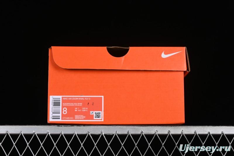 Nike Zoom Rival Fly 3 Lightweight Fabric Comfortable Cushioned Slip-Resistant Low-Top Casual Running Shoes - CT2405-011