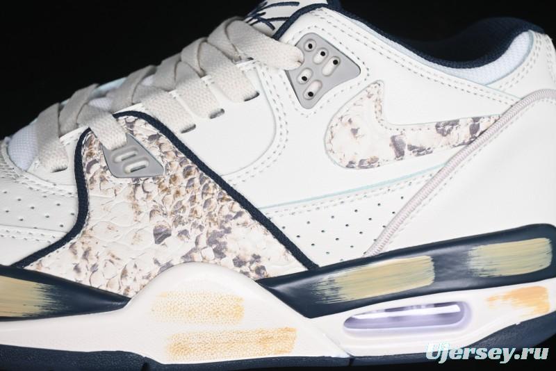 Nike Air Flight 89 Low Year of the Snake Theme Air Cushion Basketball Shoes - FQ8256-001