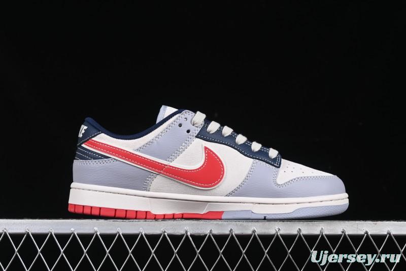 Nike SB Dunk Low Supreme Collaboration Anniversary Custom Low-Top Casual Sneakers - DM6868-045