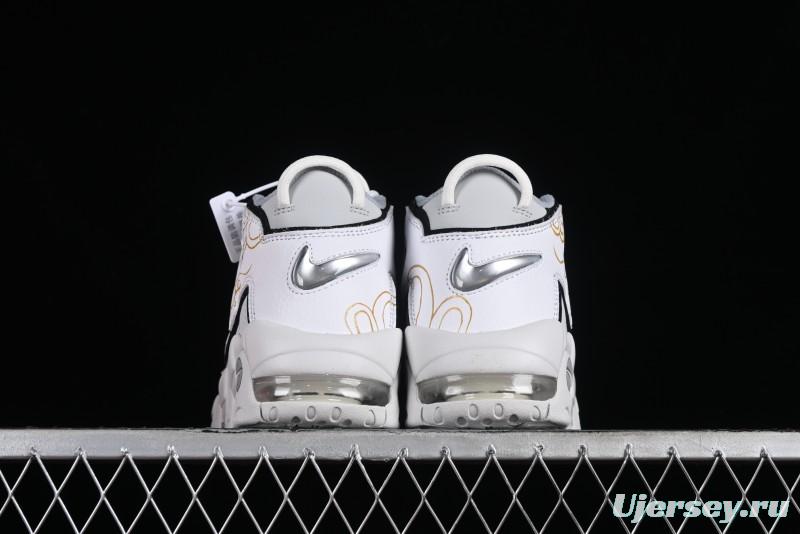 Nike Air More Uptempo 96 QS Scottie Pippen OG Series Classic High Street Versatile Casual Sports Culture Basketball Shoes - FB3021-001