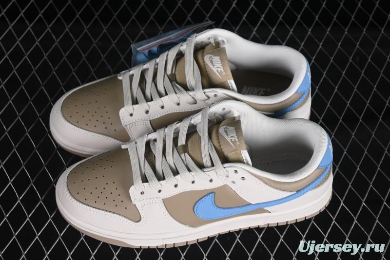 Nike Dunk Low Retro Premium Casual Sneakers in Caramel Cream - HQ1175-240