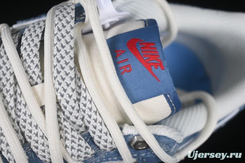 Nike Air Force 1 '07 Low Levi's Denim Patchwork Lace-Up Casual Sneakers - SJ1198-001