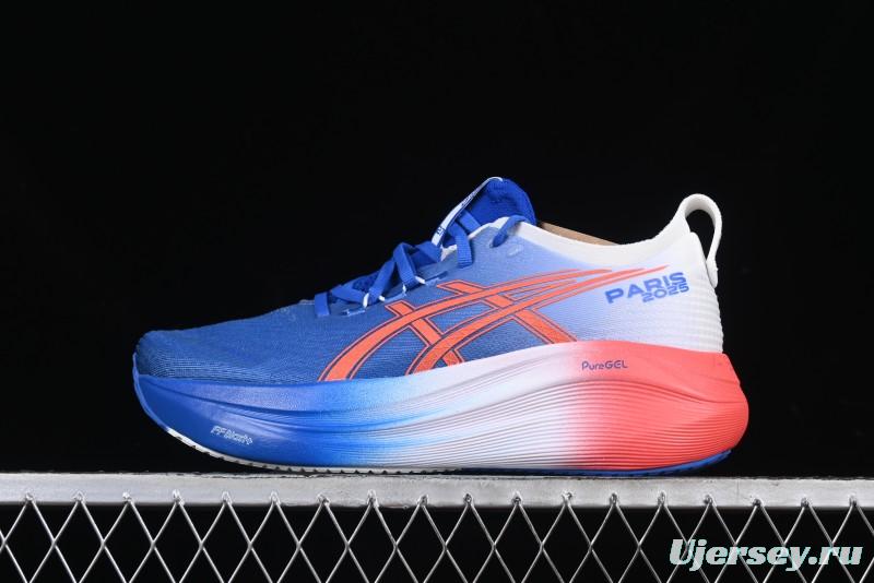 Asics Gel-Nimbus 27 Retro Breathable Casual Shoes Cushioned Men's Durable Running Shoes - 1011B958-401