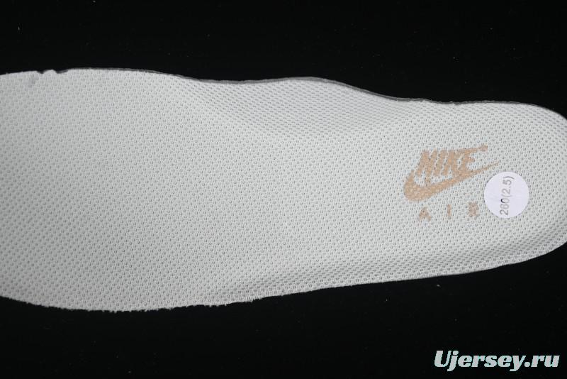 Nike Air Force 1 '07 Low QR Code Metallic Gold Star Sneakers Low-Top Casual Shoes - CU1836-965