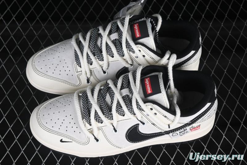 Nike SB Dunk Low Supreme x Stone Island Triple Collaboration Anniversary High-End Custom Sneakers - YX5066-205