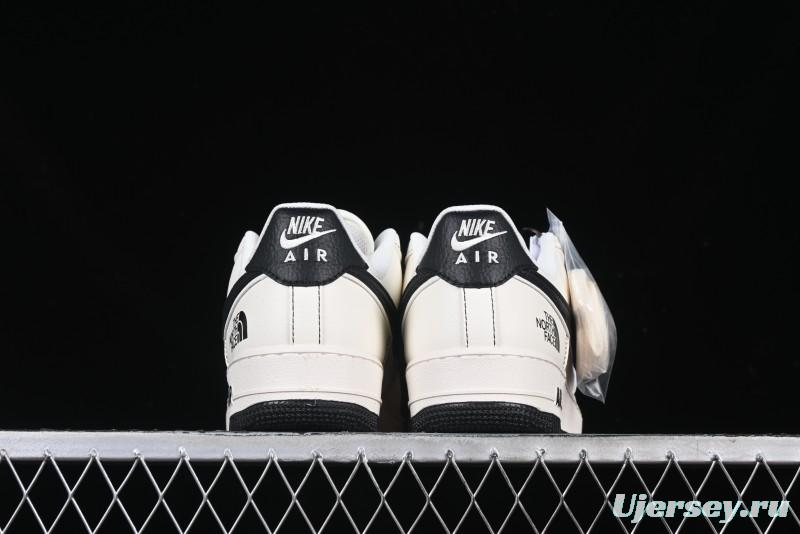 Nike Air Force 1'07 Low The North Face Collaboration Beige Black Red Label Casual Sneakers - BB7518-010