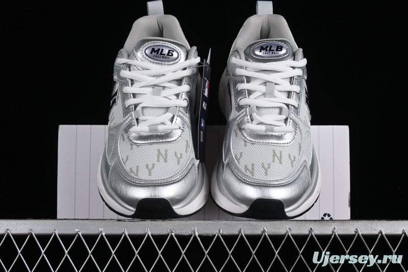 New York Yankees MLB Fast Ball Classic Monogram Retro Casual Running Shoes - 3ARNFSB4N50SIS