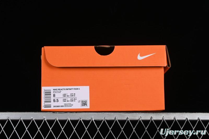 Nike ZoomX Infinity Run 4 Professional Cushioned Running Shoes with Knit Upper - DR2665-009