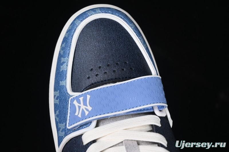 New York Yankees MLB Chunky Liner Lightweight Platform Sneakers with 6cm Height Increase - 3ASXCHL4N50BLS