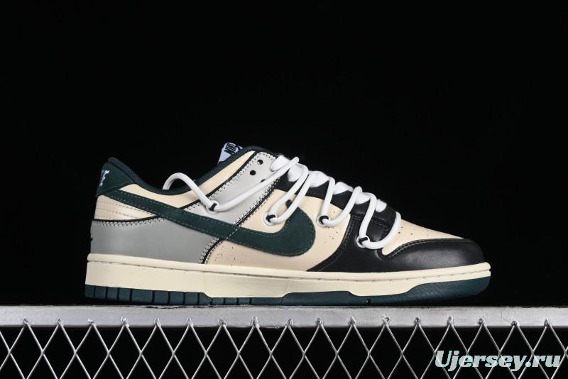 Nike Dunk Low Panda Prank Universe Exploration - Star Trek Mocha SB Strap Low-top Casual Sneakers - FQ8080-133