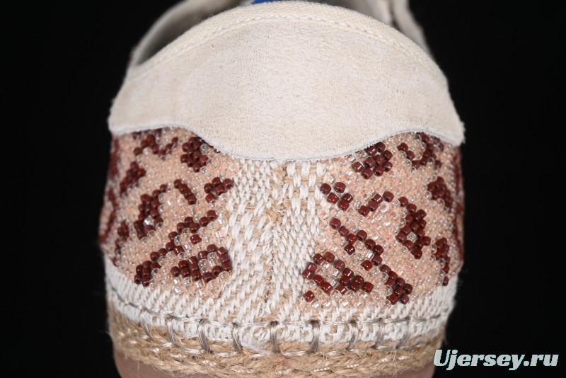 Adidas Clot x Originals Gazelle Indoor Retro Casual Slip-Resistant Wear-Resistant Low-Top Sneakers - IH3642