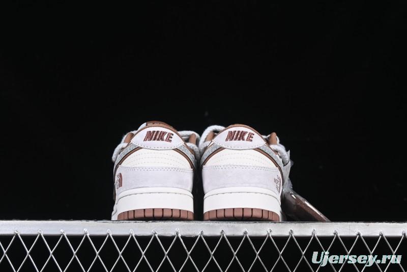 Nike SB Dunk Low The North Face x CDG Collaboration Anniversary Edition Custom Low-Top Casual Sneakers - XX3168-110