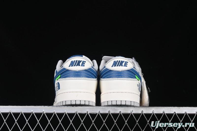 Nike SB Dunk Low The North Face Collaboration Anniversary Edition Customized Low-Top Casual Skate Shoes - DM6868-040