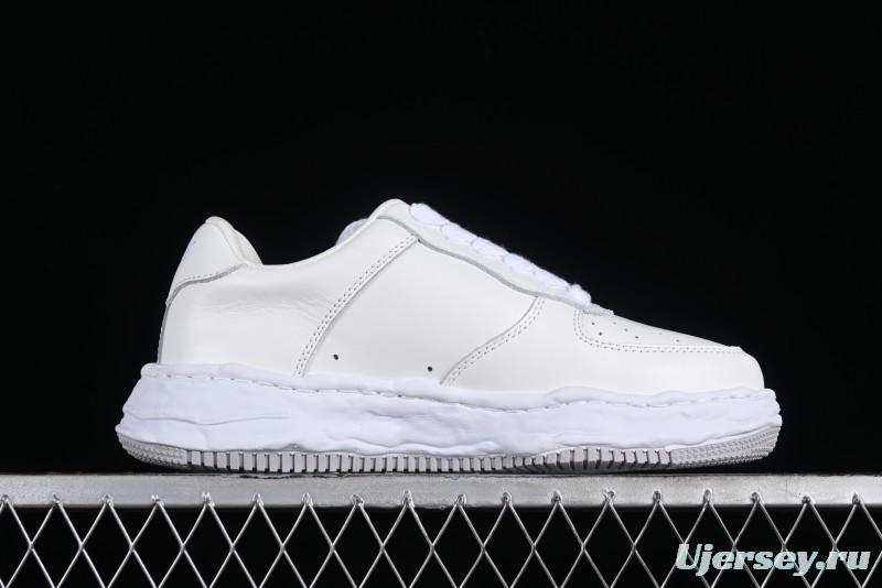 Wayne Original Sole Leather Low Sneaker with Deconstructed Ice Cream Sole - MMY