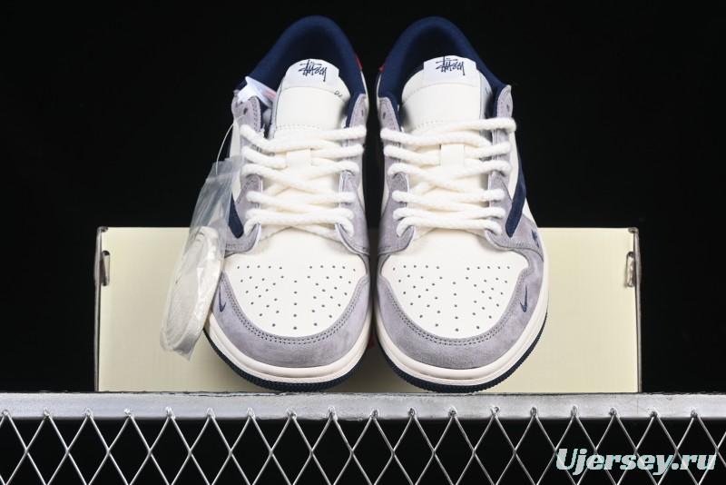 Nike Travis Scott x Fragment Design x Air Jordan 1 Low OG SP AJ1 Retro Sneakers - SJ2068-141