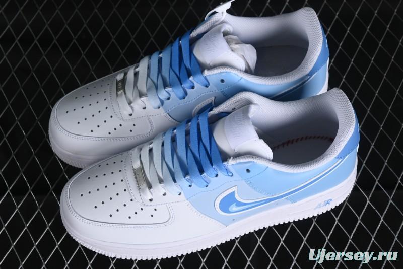 Nike Air Force 1 '07 Low Triple Color Gradient Minimalist Hand-Drawn Casual Sneakers - CW2288-951