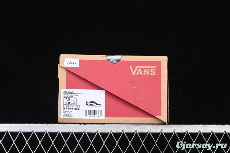 Vans Knu Skool Low Top Retro Casual Vulcanized Sneakers - VN000CS00YK
