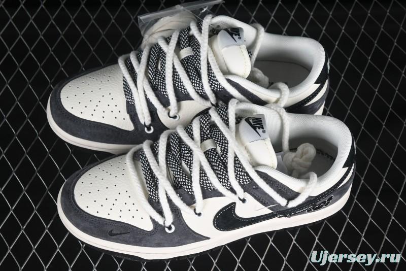 Nike SB Dunk Low Kaws Collaboration Strap Pig VIII Black Hook Anniversary High-End Custom Low-Top Casual Sneakers - YX5066-246