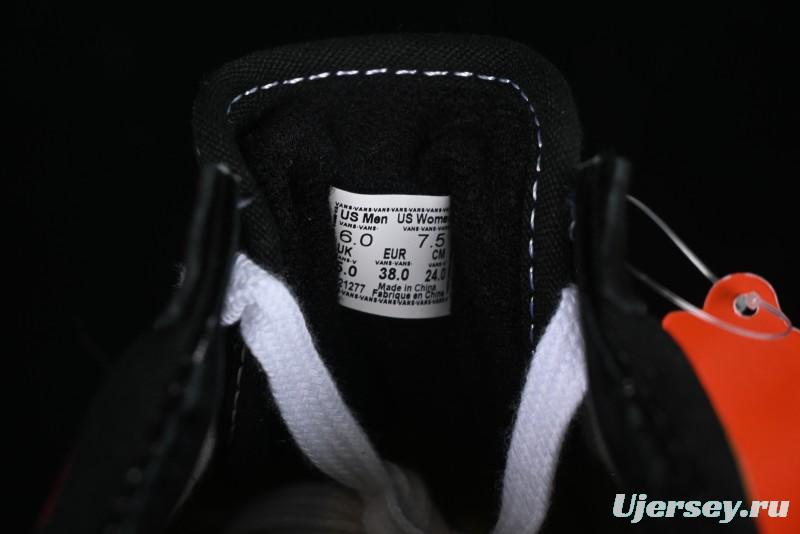 Vans Old Skool Flame Red Low-Top Casual Skate Shoes - VN000CQDBA5