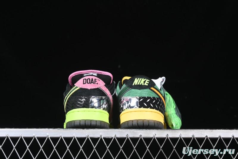 Nike Dunk Low "What The Ducks" Oregon Ducks Football Team Low-Top Casual Sneakers - HV1454-001
