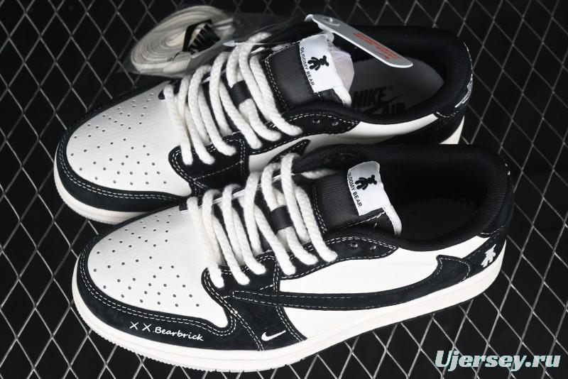 Nike Travis Scott x Fragment Design x Air Jordan 1 Low OG SP AJ1 Collaboration Sneakers - SJ2086-138