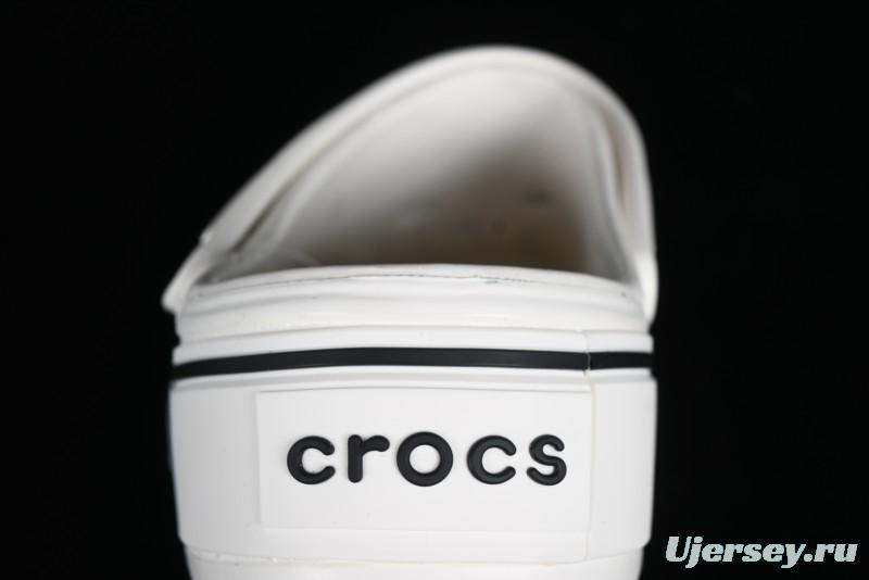 Crocs Crocband Platform Rainbow Comfortable Thick-Soled Clogs - B.D4