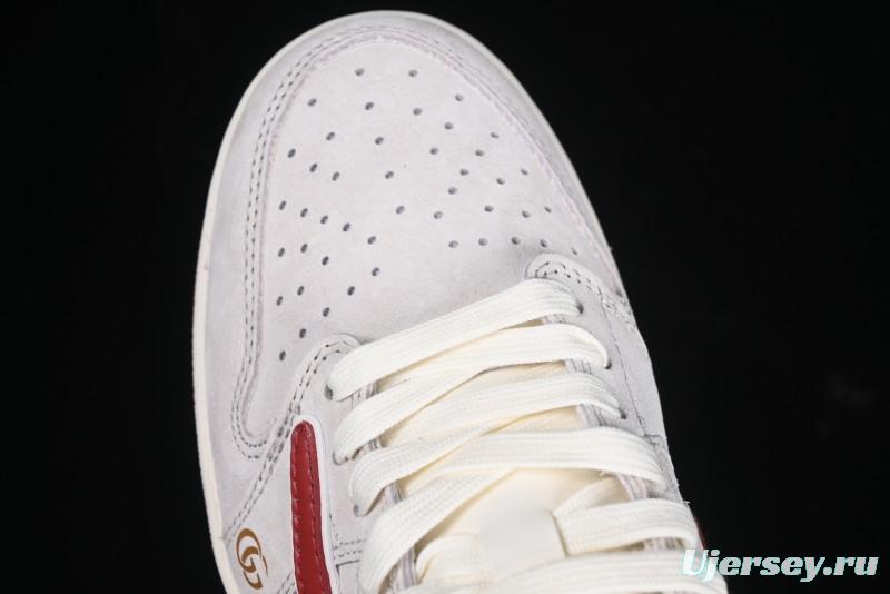 Nike Travis Scott x Fragment Design x Air Jordan 1 Low OG SP AJ1 Retro Sneakers with Reverse Swoosh - XZ6188-056