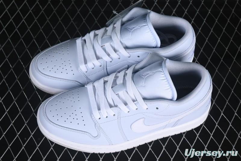 Nike Air Jordan 1 Low Casual Sneakers in Light Blue - FV8486-400