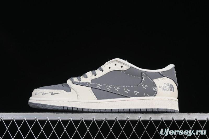 Nike Travis Scott x Fragment Design x Air Jordan 1 Low OG SP Casual Sneakers - XS2024-011