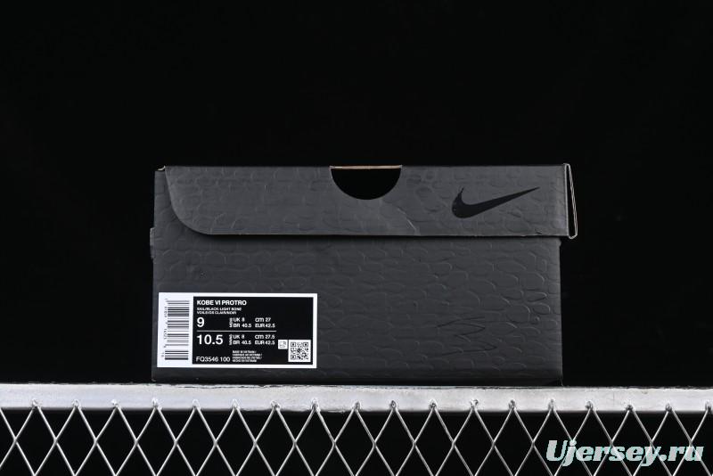 Nike Kobe VI Protro 6 Men's Performance Basketball Shoes with Zoom Turbo and Heel Zoom Air - FQ3546-100