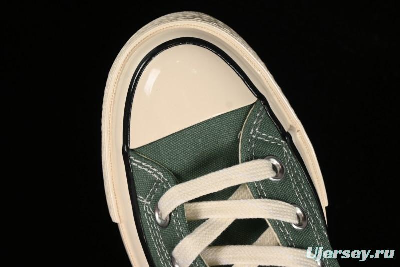Converse Chuck 1970s High Top Casual Canvas Sneakers in Pine Green - A06521C