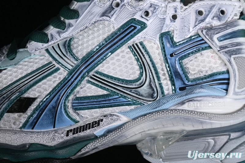 Balenciaga Runner Kith Four Color Retro Casual Shoes - W3RMU9034