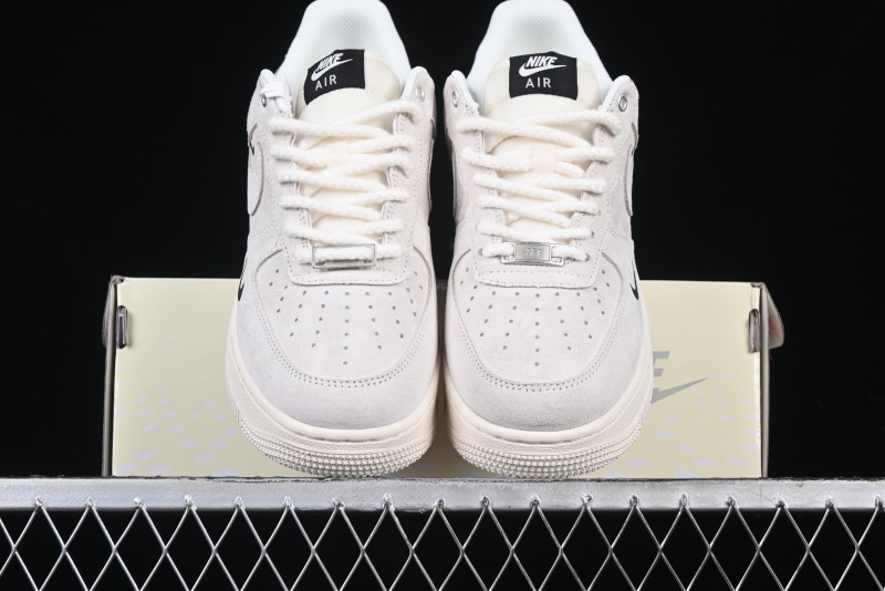 Nike Air Force 1 '07 Low Supreme Champion Collaboration Off-White Mini Swoosh Casual Sneakers - SJ6698-020