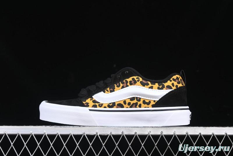 Vans Knu Skool Low Top Casual Sneakers in Leopard Print - VN000CR5CJK