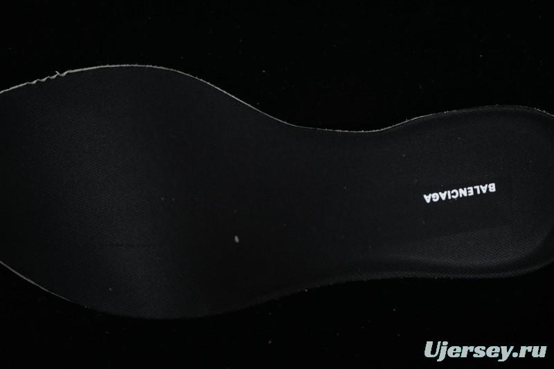 Balenciaga Monday Leather Round Toe Lace-Up Low-Top Casual Shoes - WDTSC1000